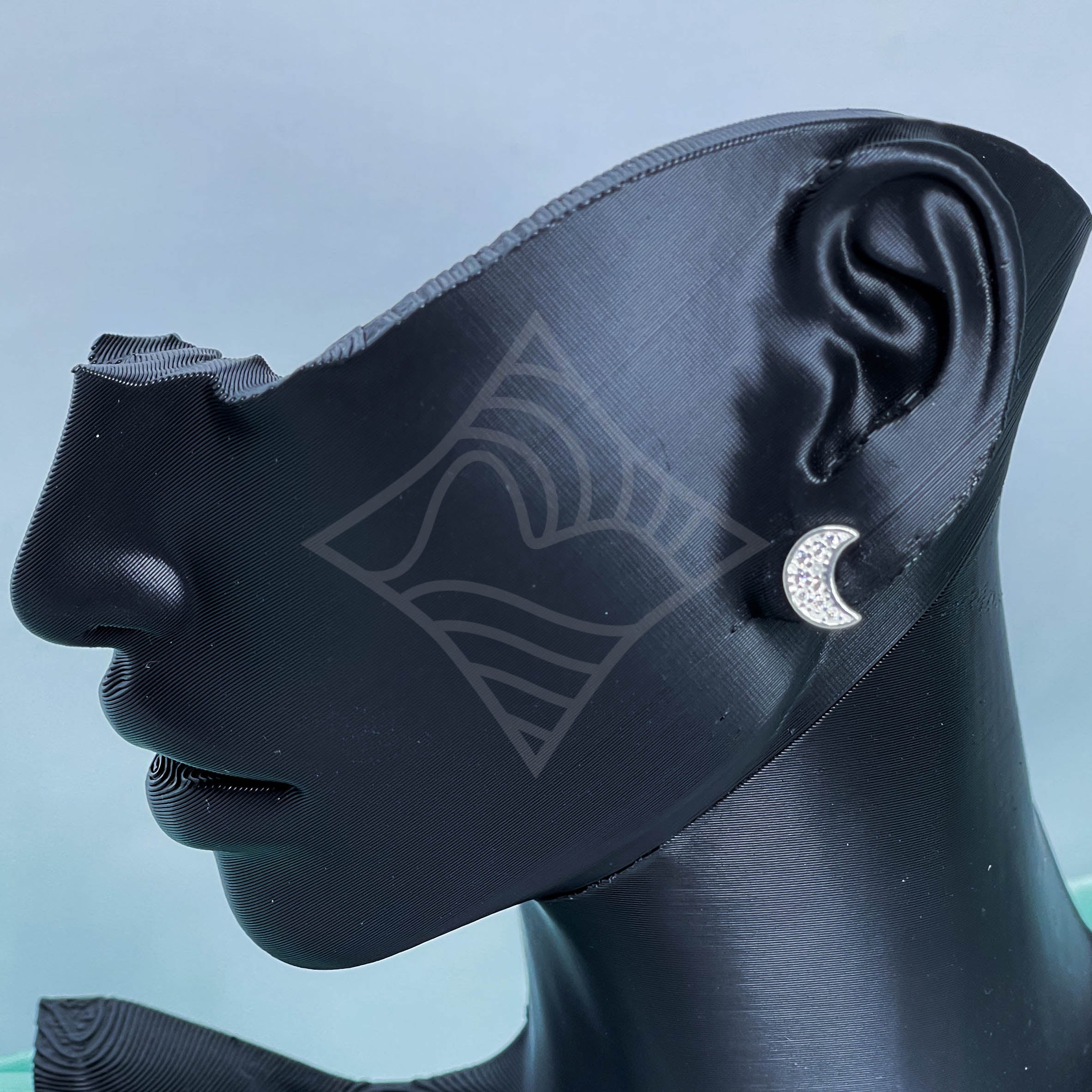 Brinco Lua Cravejada