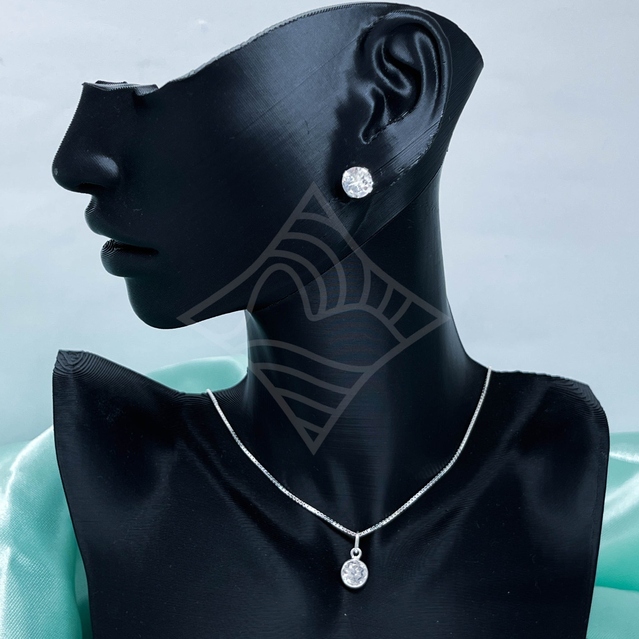 Conjunto Ponto de luz Colar & Brincos