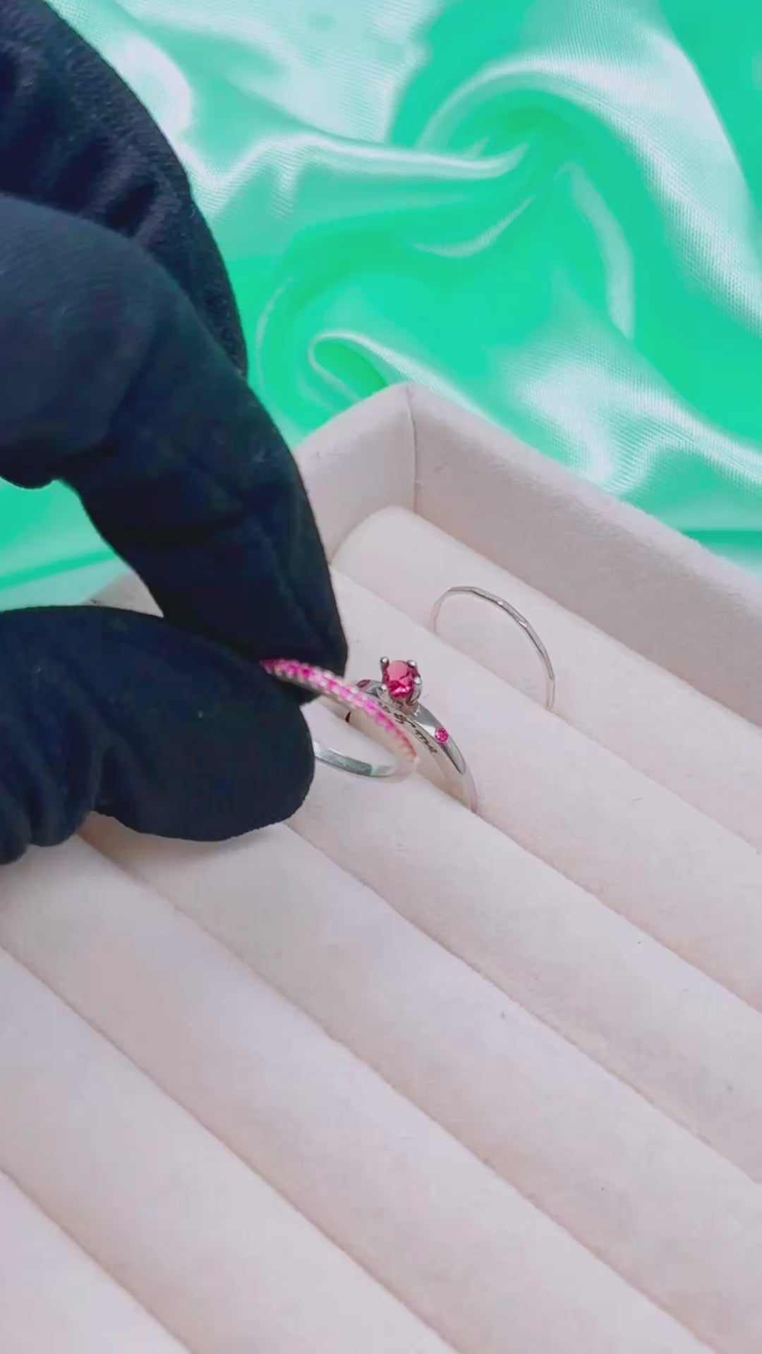 Mix de Anéis Rosa Delicado