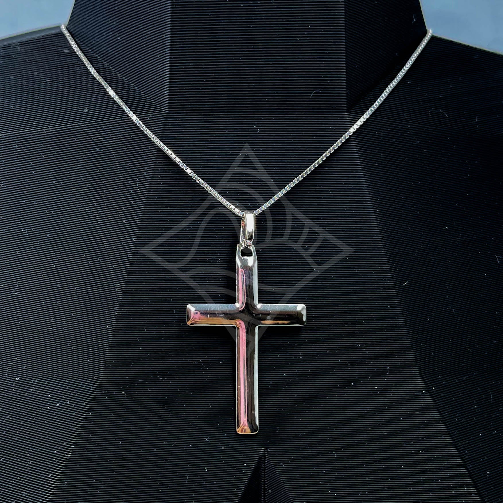Colar Pingente Cruz 4CM