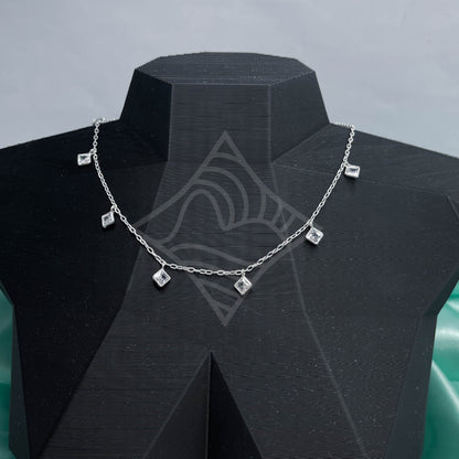 Chocker Pontos De Luz Quadrados