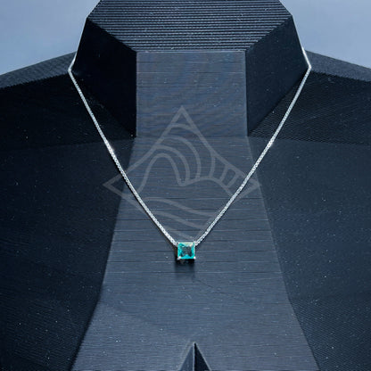 Colar Cristal Cores Quadrado