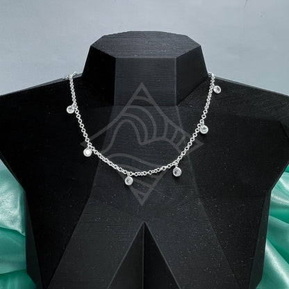 Colar ou Chocker 7 Pontos de Luz Delicados