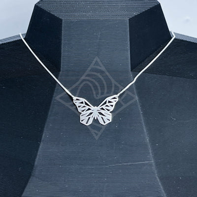 Colar Borboleta Geometrica Bruna