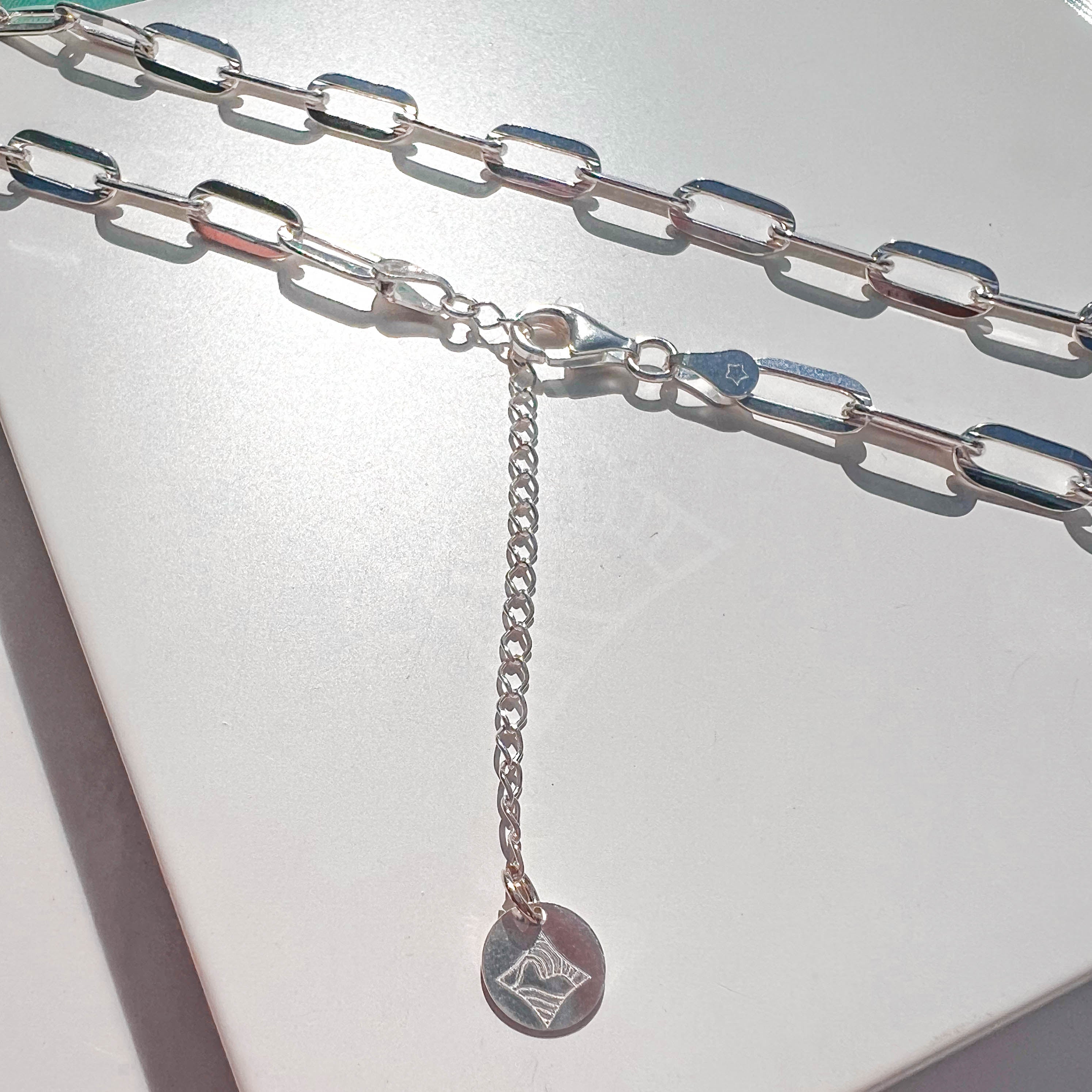 Chocker Correntaria Prata de Açúcar 6mm