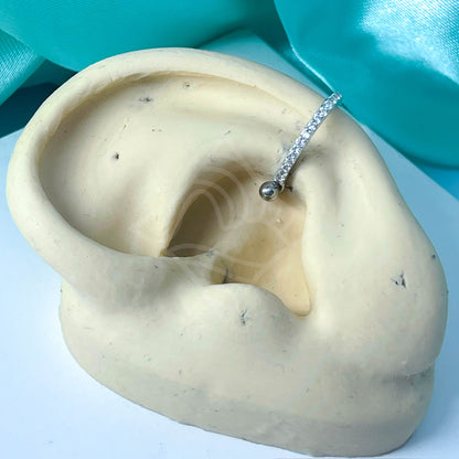 Piercing Conch Cravejado