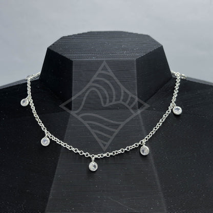 Colar ou Chocker 7 Pontos de Luz Delicados