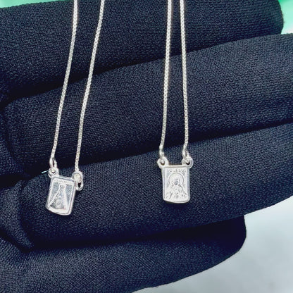Escapulário Nossa Senhora Aparecida, Nossa Senhora do Carmo e Sagrado Coração de Jesus