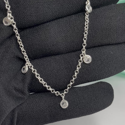 Colar ou Chocker 7 Pontos de Luz Delicados