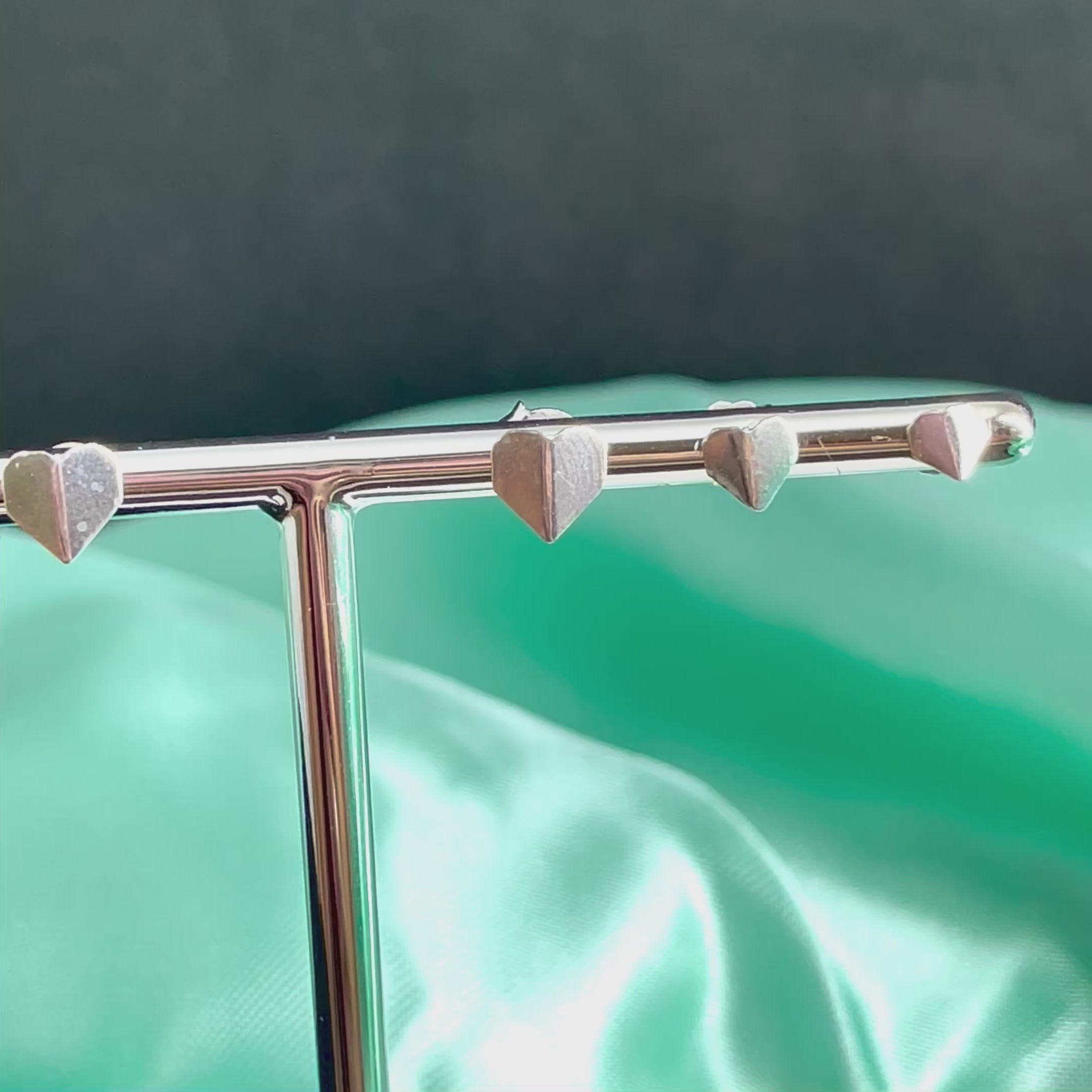Brinco Coração Origami