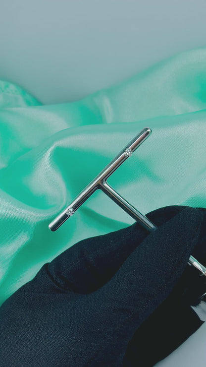 Brinco Ponto de Luz Coração 3mm Tarraxa Baby