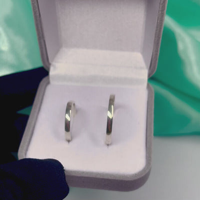 Par de Alianças Abaulada 2mm - Prata 950