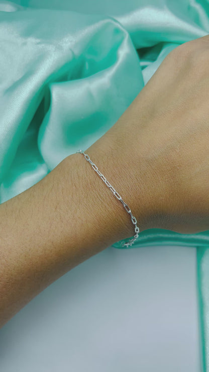 Pulseira Elo Cadeado 2mm
