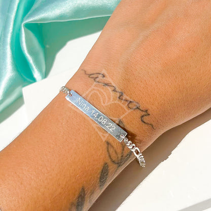 Pulseiras Casal Gravação Personalizada Nome e Data